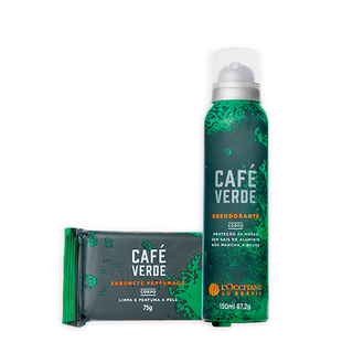 Combo Café Verde: Desodorante e Sabonete